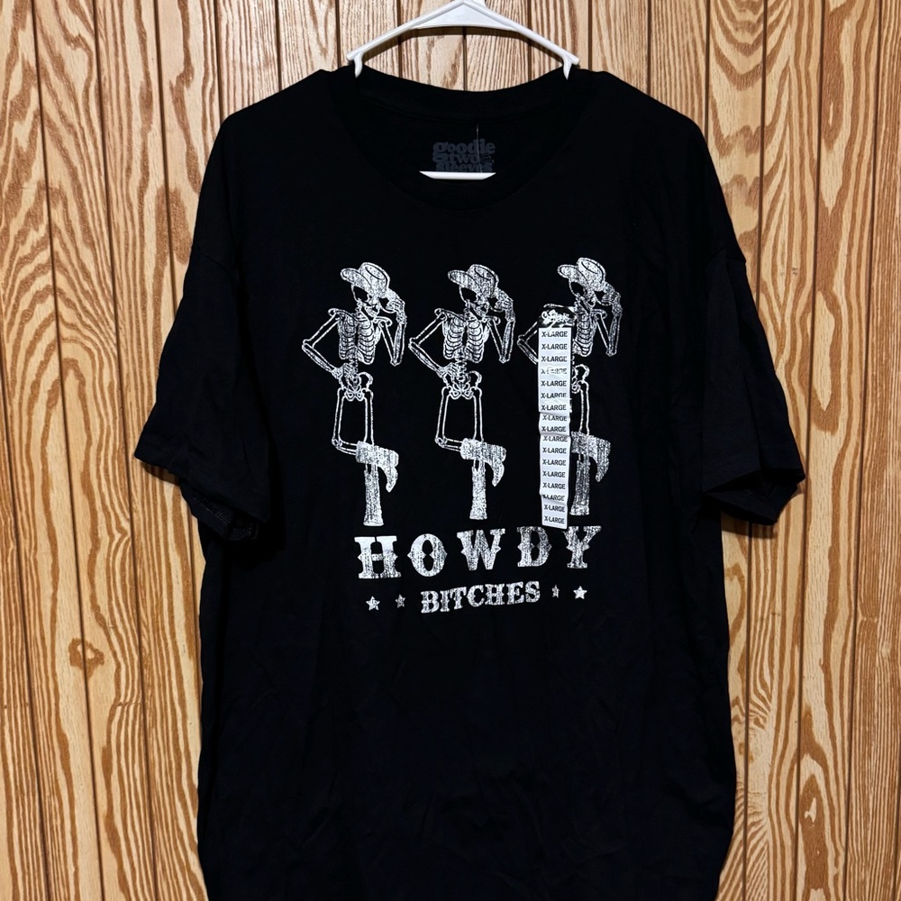 Spencer's Black Skeleton Graphic Tee